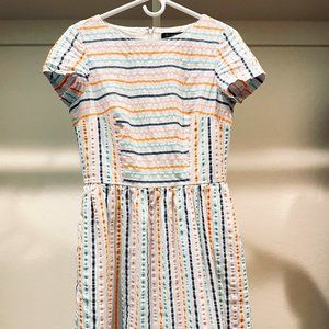 Brooks Brothers - Stripped Dress - Size 8 - Excellent Condition